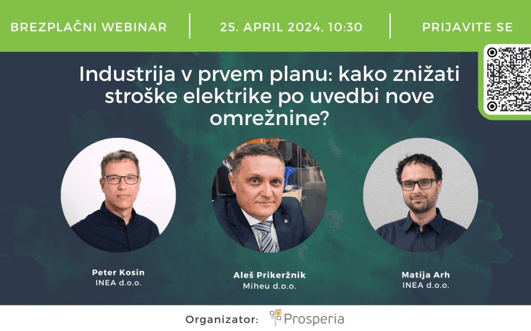 Industrija v prvem planu – kako znižati stroške elektrike po uvedbi nove omrežnine?